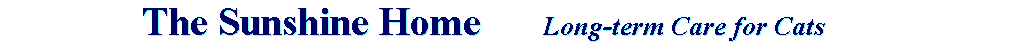 The Sunshine Home